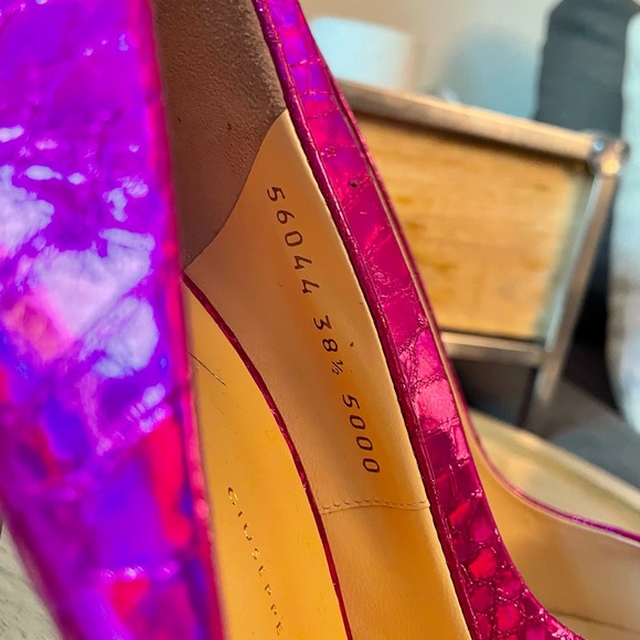 Brand new Giuseppe Zanoti Fuschia stiletto - Picture 4 of 8